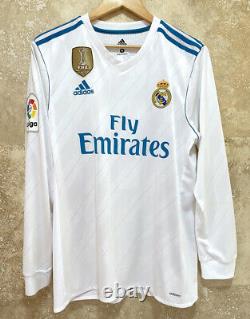 Real Madrid Cristiano Ronaldo 2017-2018 La Liga adizero player issue jersey