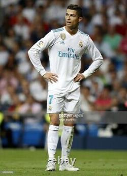 Real Madrid Cristiano Ronaldo 2017-2018 La Liga adizero player issue jersey