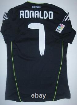 Real Madrid Cristiano Ronaldo Adidas Kit Jersey 2010 Away Black Shirt