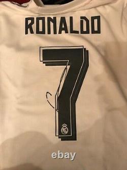 Real Madrid Cristiano Ronaldo Autographed Signed Brand New Jersey COA