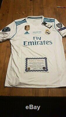 Real Madrid Cristiano Ronaldo CR7 Autographed Jersey Maglia Autografata COA