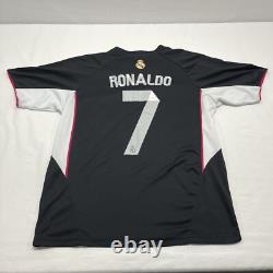 Real Madrid Cristiano Ronaldo Jersey Black #7 Adult Large