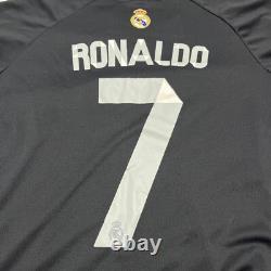 Real Madrid Cristiano Ronaldo Jersey Black #7 Adult Large