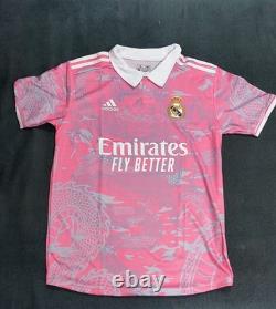 Real Madrid Dragon Pink Football jersey / 3d logo