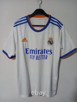 Real Madrid Football Club 2021/2022 Home Shirt Adidas Soccer Jersey Size M