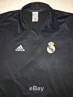 Real Madrid Football Shirt R. Carlos Vintage Genuine Adidas 2001/02 Away Jersey