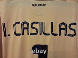 Real Madrid GK Home Shirt Jersey 2011/2012 No. 1 Casillas Size 2XL