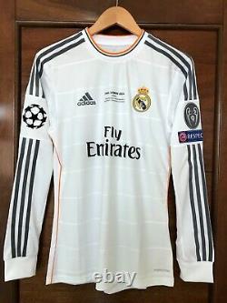 Real Madrid Gareth Bale 2013-2014 UCL Final Lisbon Formotion player issue jersey