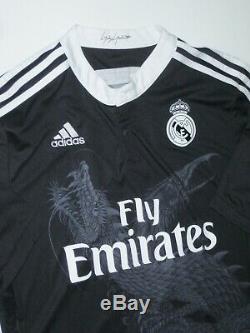 Real Madrid Gareth Bale Adidas Third Dragon Jersey 2014-2015 Yohji Yamamoto Kit
