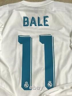 Real Madrid Gareth Bale CL Size 6 Wales Player Issue Shirt Match Jersey Football