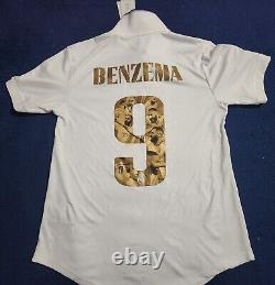 Real Madrid Gold Benzema Jersey 2022/23