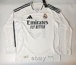 Real Madrid Heat. Rdy adidas LS Jersey White 2024/2025 NEW M-3XL Modric #10