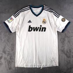 Real Madrid Home 2012 Ronaldo #7 Soccer Jersey Mens Size L Large White