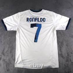 Real Madrid Home 2012 Ronaldo #7 Soccer Jersey Mens Size L Large White
