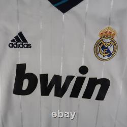 Real Madrid Home 2012 Ronaldo #7 Soccer Jersey Mens Size L Large White