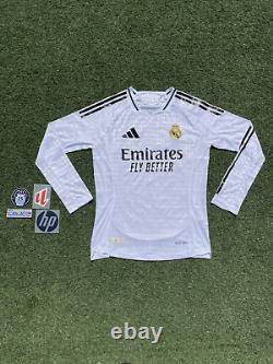 Real Madrid Home 24/25 Men's Medium Long Sleeve Jersey