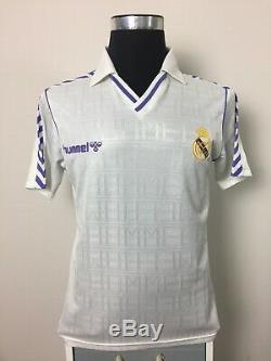 Real Madrid Home Football Shirt Jersey 1989/90 (M)