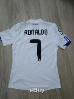 Real Madrid Home Jersey 2010 Ronaldo #7 Formotion Shirt Authentic Size L