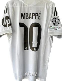Real Madrid Home Jersey 25/26 Kylian Mbappe Size S UCL Edition