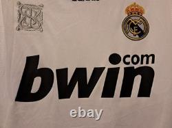 Real Madrid Home L/S Shirt Jersey 2009/2010 No. 9 Ronaldo 2XL