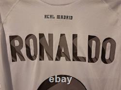 Real Madrid Home L/S Shirt Jersey 2009/2010 No. 9 Ronaldo 2XL