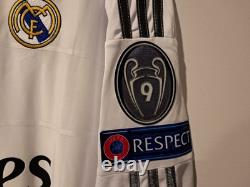 Real Madrid Home L/S Shirt Jersey 2013/2014 No. 14 Alonso XL