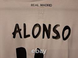 Real Madrid Home L/S Shirt Jersey 2013/2014 No. 14 Alonso XL