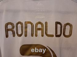 Real Madrid Home L/S UCL Shirt Jersey 2011/2012 No. 7 Ronaldo 2XL