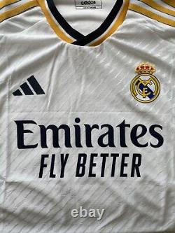 Real Madrid Home Men's Bellingham Long Sleeve Large Jersey