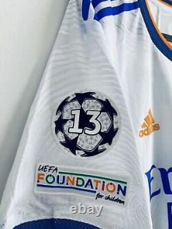 Real Madrid Home Player Issue Shirt Jersey 21/22 UEFA No. 8 Kroos XL