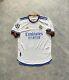 Real Madrid Home Shirt 2022 UCL Match Worn Jersey #4 Alaba Player Issue Trikot