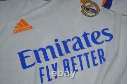 Real Madrid Home Shirt 2022 UCL Match Worn Jersey #4 Alaba Player Issue Trikot