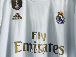 Real Madrid Home Shirt Jersey 19/20 UEFA Version No. 7 Hazard 2XL