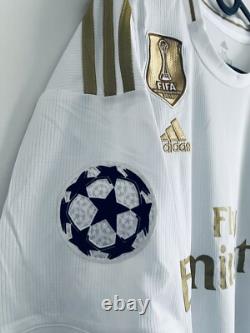 Real Madrid Home Shirt Jersey 19/20 UEFA Version No. 7 Hazard 2XL