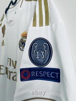 Real Madrid Home Shirt Jersey 19/20 UEFA Version No. 7 Hazard 2XL