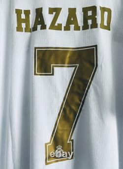 Real Madrid Home Shirt Jersey 19/20 UEFA Version No. 7 Hazard 2XL