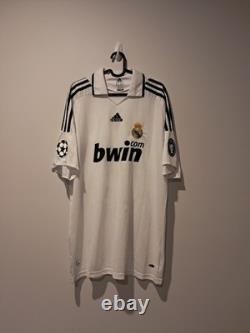 Real Madrid Home Shirt Jersey 2008/2009 No. 10 Sneijder Size 2XL