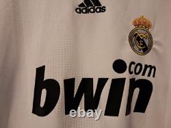 Real Madrid Home Shirt Jersey 2008/2009 No. 10 Sneijder Size 2XL