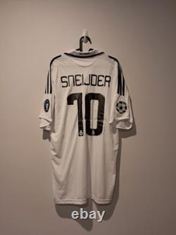 Real Madrid Home Shirt Jersey 2008/2009 No. 10 Sneijder Size 2XL