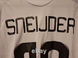 Real Madrid Home Shirt Jersey 2008/2009 No. 10 Sneijder Size 2XL