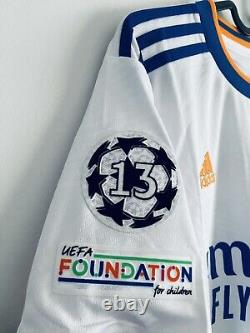 Real Madrid Home Shirt Jersey 21/22 UEFA No. 10 Modric XL