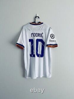 Real Madrid Home Shirt Jersey 21/22 UEFA No. 10 Modric XL