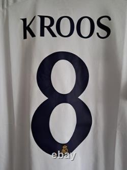 Real Madrid Home Shirt Jersey 23/24 UEFA Version No. 8 Kroos XL