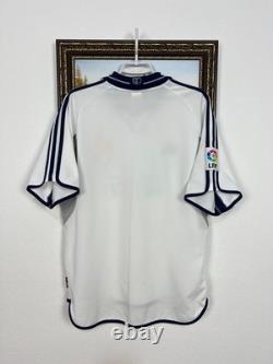 Real Madrid Home football shirt 2000 Soccer Jersey Mens Trikot White Size M