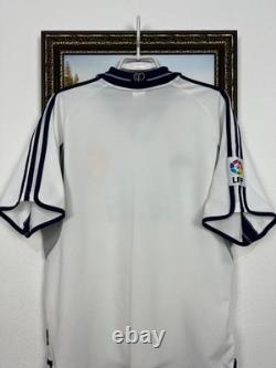 Real Madrid Home football shirt 2000 Soccer Jersey Mens Trikot White Size M