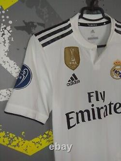 Real Madrid Home football shirt 2018 2019 Adidas Authentic Mens Size XS ig93