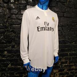 Real Madrid Home football shirt 2018-2019 Adidas Long CLIMACHILL Mens 2XL UA1