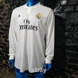 Real Madrid Home football shirt 2018-2019 Adidas Long CLIMACHILL Mens 2XL UA1