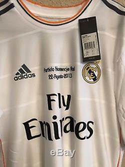 Real Madrid Homenaje Raul Player Issue Formotion Shirt Sz 6 Match Unworn jersey