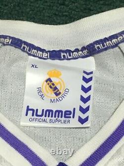 Real Madrid Hugo Sanchez 1990 L/s Authentic Vintage Jersey